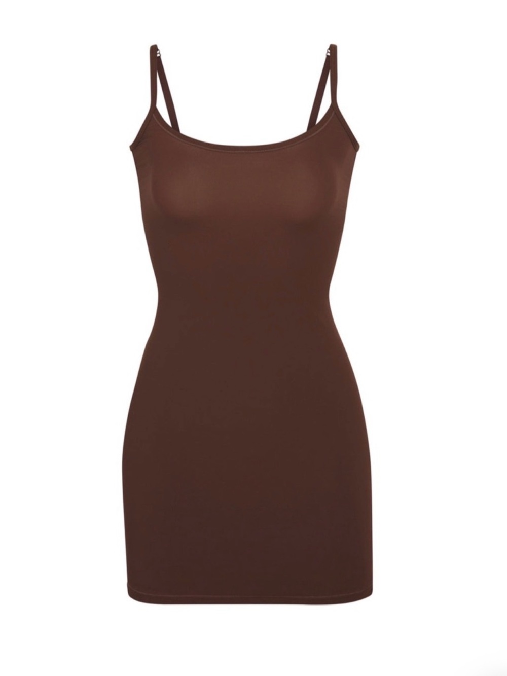 NWT SKIMS Cocoa Fits Everybody Slip Dress